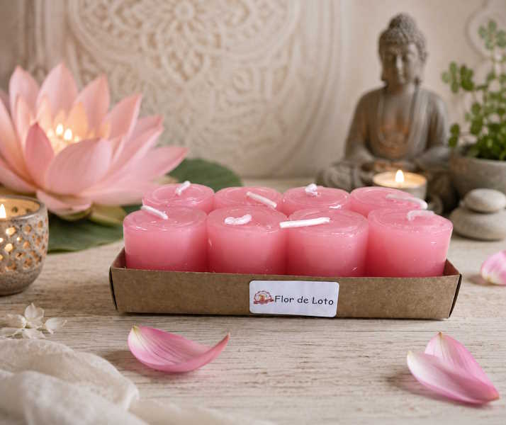 Velas aroma Flor de Loto